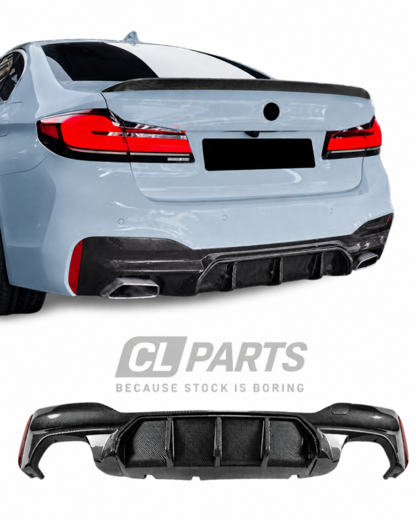 BMW G30 G31 16-23 M5-look diffuusori hiilikuitu look