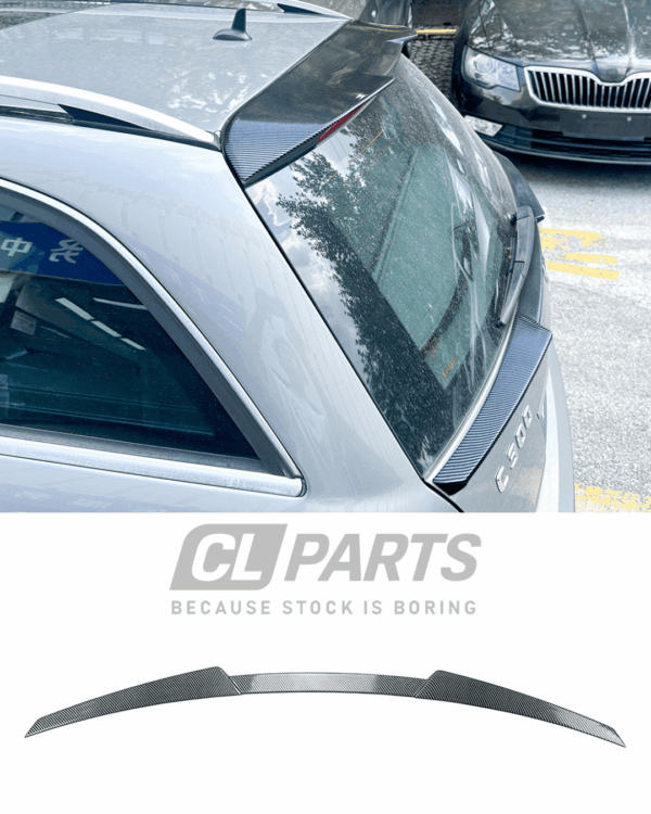 MB S204 carbon look väli spoileri