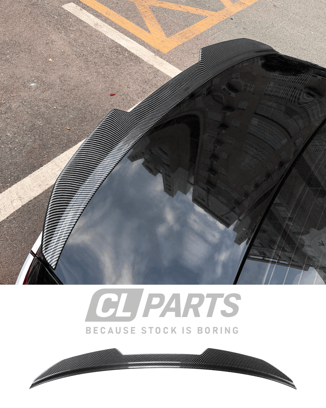Audi a6 c8 sedan 19- carbon look PSM style takaspoileri