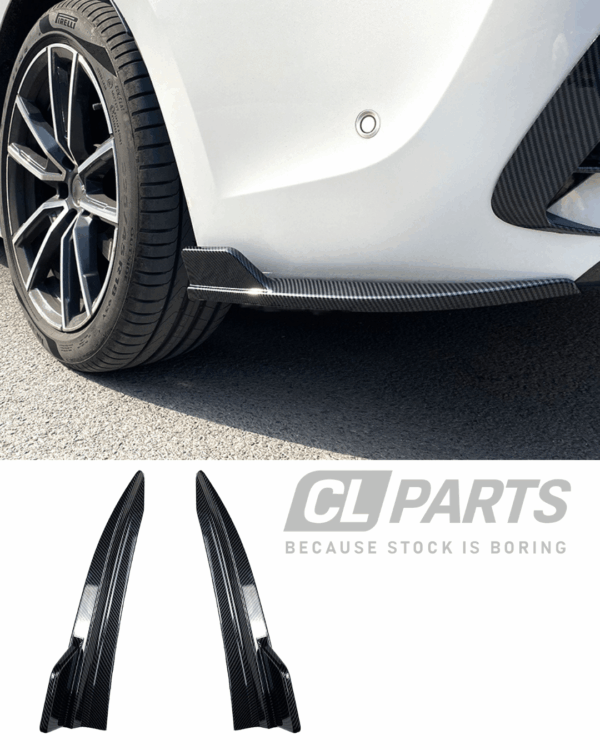BMW G20 G21 M-sport Takapuskurin kulmalevikkeet/lisäosat hiilikuitu look