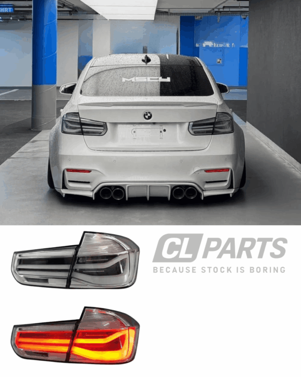BMW 3-sarja F30 / F80 LCI Clear takavalot