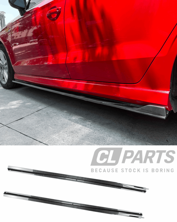 Audi A3 S3 8V S-line helmalipat carbon look