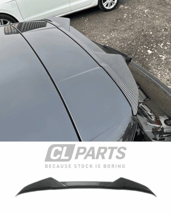 Audi A4 B9 Avant S-line takaspoileri carbon look