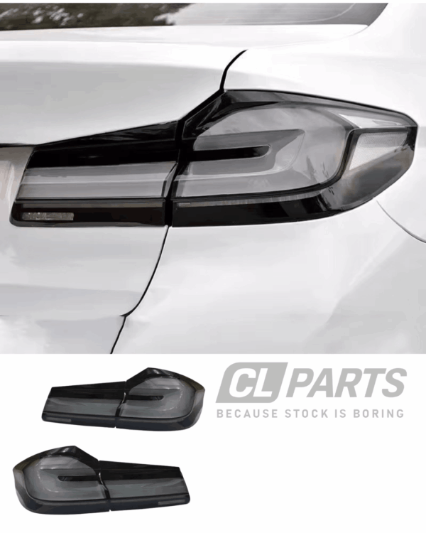 BMW 5-sarja G30 LCI clear takavalot